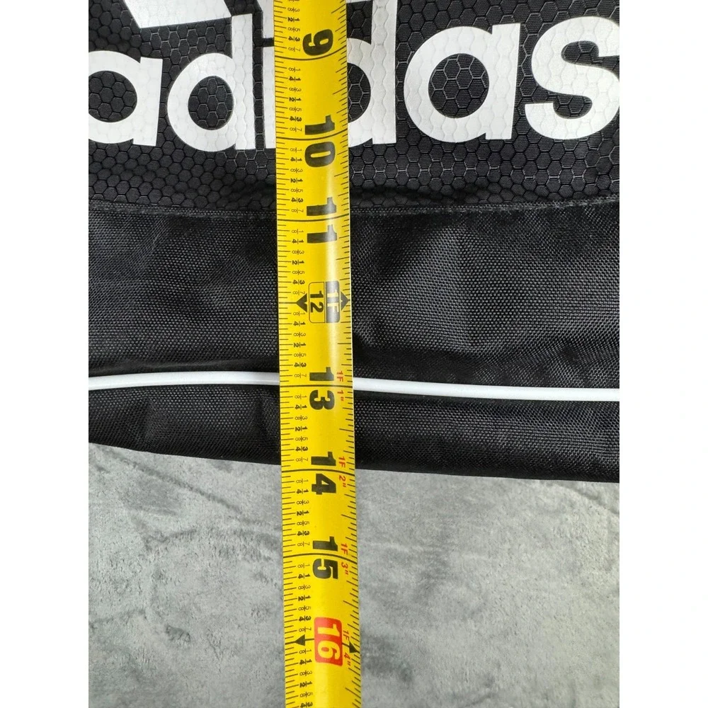 Adidas Defender Medium Duffle Bag‎ Black White One Size 104384-A No Strap